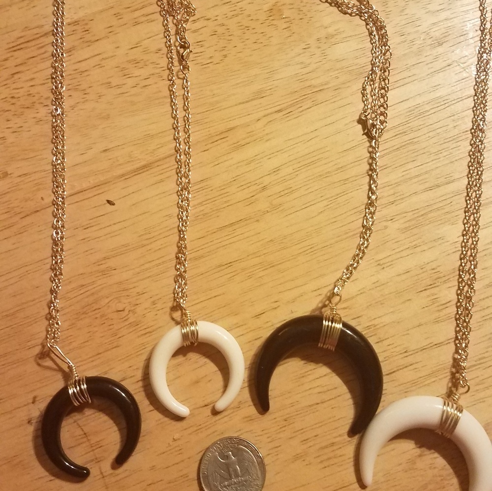 Crescent Necklace - Picture 2 of 3